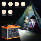 Powerstation 500W Generador Solar 655WH LiFeP04 Batería Portátil Camping 220V