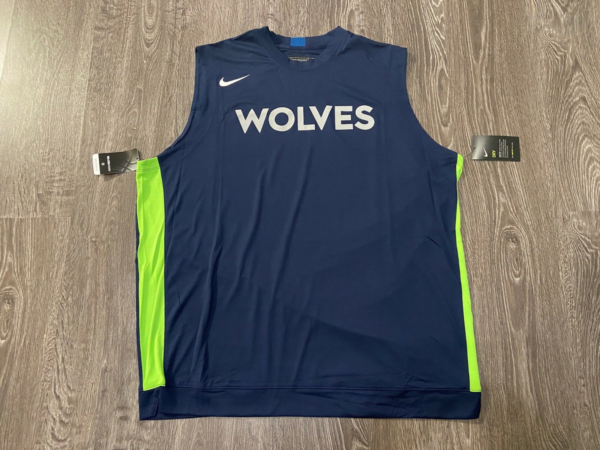 Nike NBA Minnesota Timberwolves Team Warm Up Shooting Jersey XL
