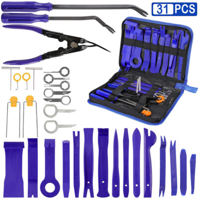 31 Stück Terminal Removal Key Tool Set Auto Trim Removal Tool Kit für AUTO neu