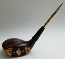Canada Dry Advertising American Woods Gold Club Pen & Holder Desk Accessory