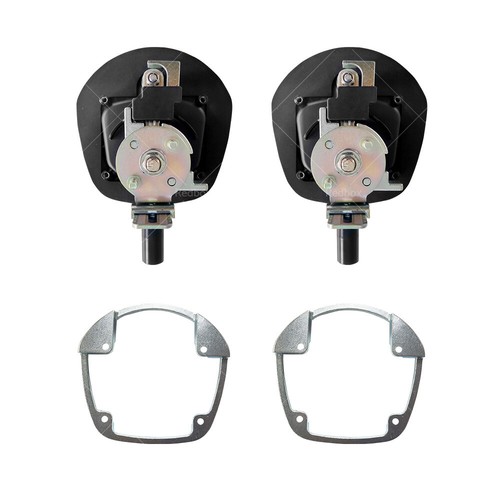 2pcs Whale Tail Lock/Compression Lock Black w/ Chrome Handle Trailer Ute Toolbox - Picture 9 of 12