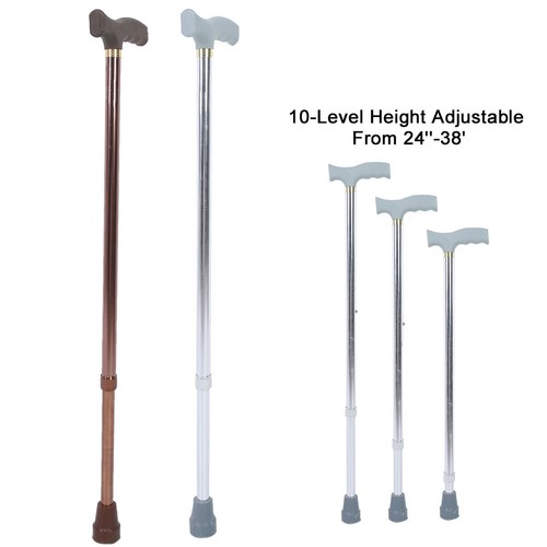 Anti Slip Alloy Cane Elder Disability Safety Walking Stick 10 Level Height A GS0 - Picture 5 of 13