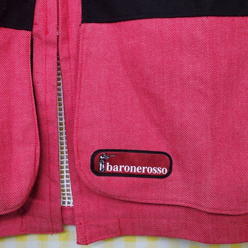 Baronerosso Red / Black / White Trap Shooting Vest Made in Italy Size 52 NWOT - Picture 3 of 7