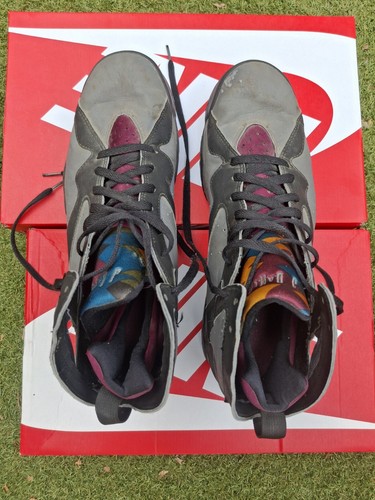 Nike Air Jordan VII 7 Bordeaux OG 1991 - Picture 7 of 11