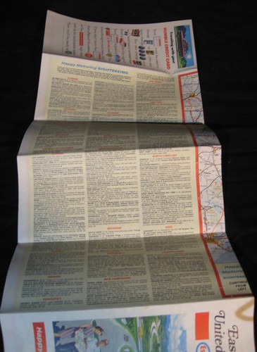 VINTAGE 40+ ESSO EASTERN UNITED STATES SOUTHERN SECTION MAP 1971 NEW - Picture 5 of 6