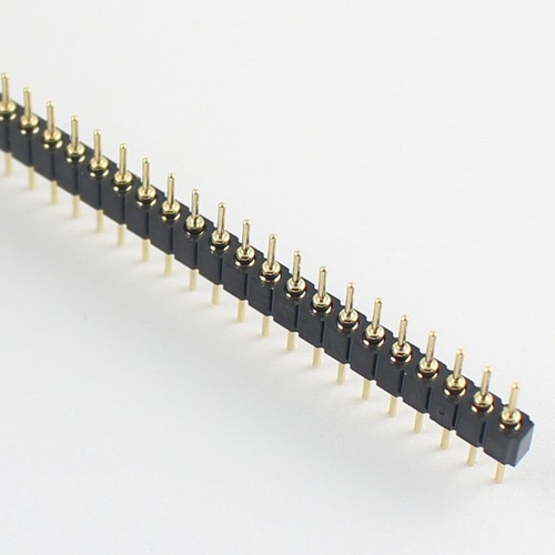10Pcs Gold Plated 2mm 2.0mm Pitch 40 Pin Single Row Male Round Pin Header Strip - Picture 4 of 7
