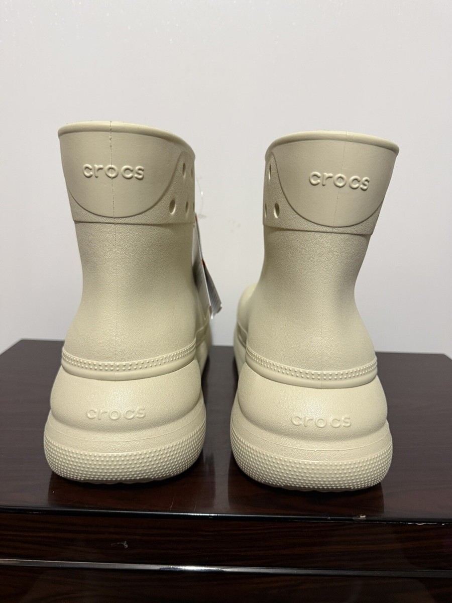 Crocs Classic Bone Waterproof Crush Rain Boots Size Men's US