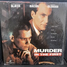 Murder In The First - 12" Laser Disc Christian Slater, Kevin Bacon 