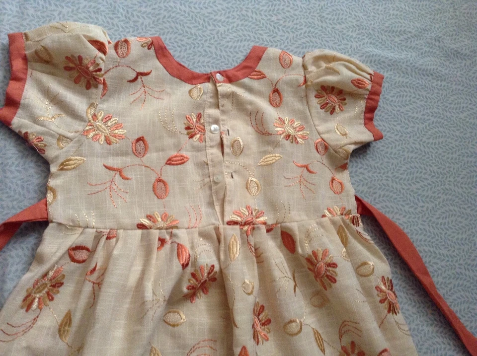 Camisa de vestir para niñas Kurta kurti Kameez talla 3-4 años multicolor nueva Foto 4 de 4