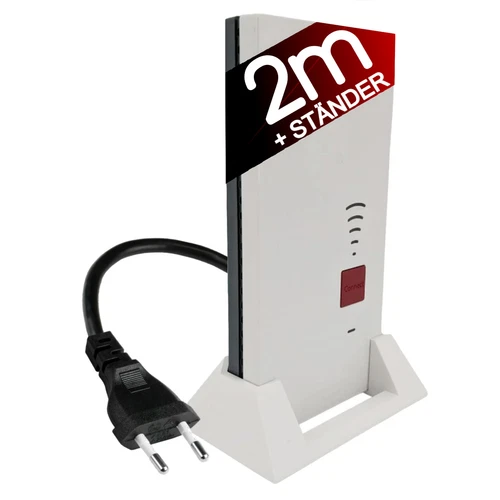 2m Extension + Support pour Répétiteur Blanc AVM Fritz! 2400 1750e
