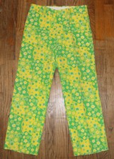 Lilly Pulitzer vintage Men's Stuff Flower Power patchwork pants 34