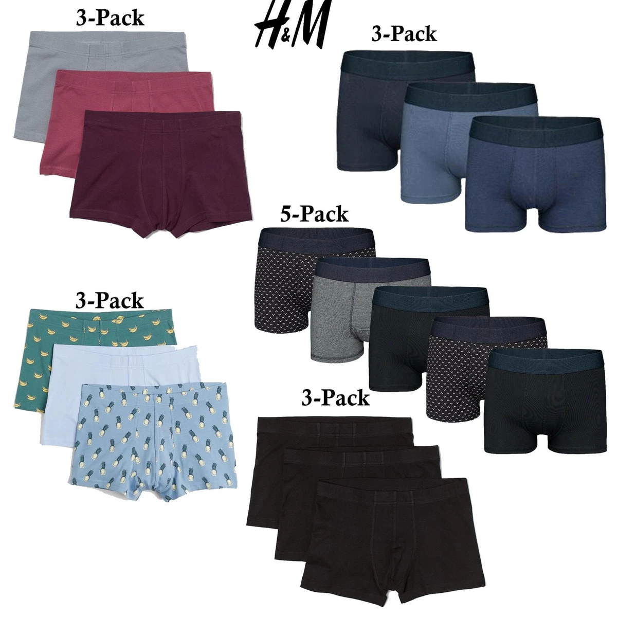 H&m short shop trunks cotton stretch