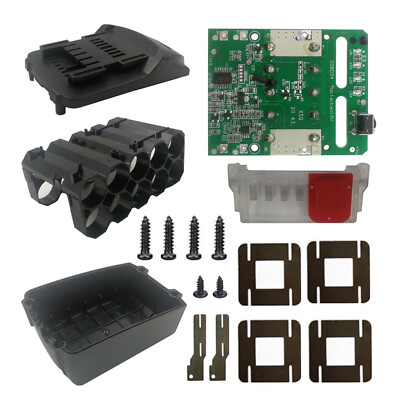 For Metabo 18V Lithium Battery Protection Circuit Board PCB LED Indicator Shell