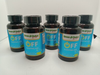*READ* 5X Green Choice For Life Off Sleeping Aid 60ct Each