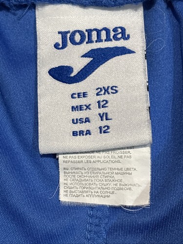JOMA-JUNIOR- FOOTBALL- SHORTS-ROYAL BLUE-UK SIZE 12 - Picture 2 of 3