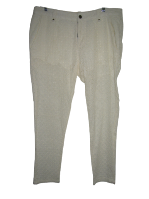 Free people Boho Chic Ivory Eyelet Pants Shorts Size 10 / 36