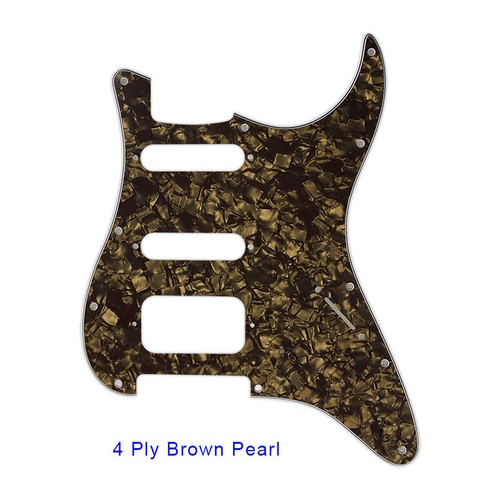 Golpeador de guitarra para EE. UU. Fender Strat HSS sin orificio de control opción multicolor - Imagen 9 de 27