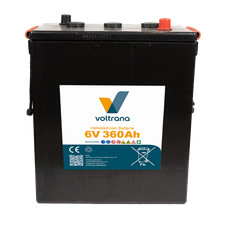 Voltrana Hebeb&uuml;hnen Batterie 6V 360Ah