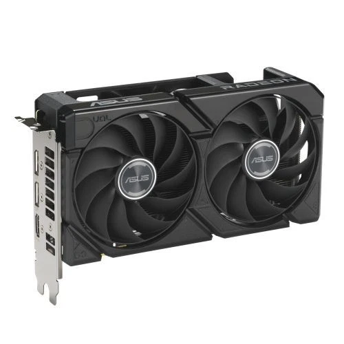 Asus DUAL RX9060 XT, PCIe5, 8GB DDR6, HDMI, 2 DP, 3150MHz Clock, Compact SFF - Image 3 of 4