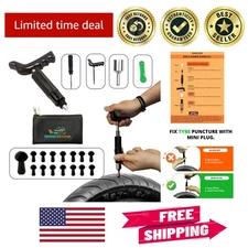 Portable Tubeless Tire Repair Kit for Cars & Motorcycles - Easy DIY Maintenance