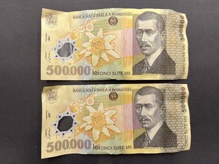 Rumänien 500.000 Lei Vintage Banknotensatz (2) LOT: 3105 010