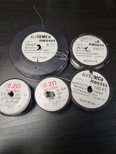 Lot Of 5 - Kanthal And Nichrome Wires Used