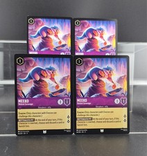 Disney Lorcana Meeko - Skittish Scrounger 46/204 Winterspell Uncommon 4 Cards