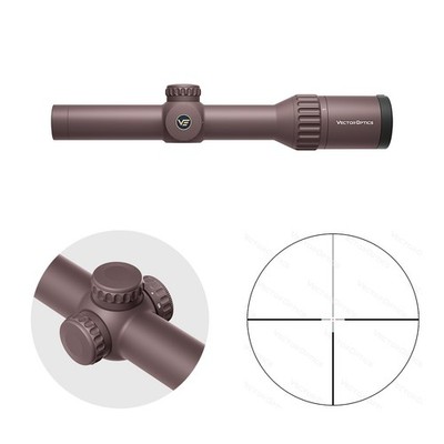 Vector Optics SCOC-46 Continental x6 1-6x24 FDE Zielfernrohr Airsoft Jagd Sport 