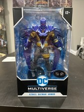 McFarlane DC Azrael Batman Armor 7    Action Figure Platinum Blue Knightsend NEW