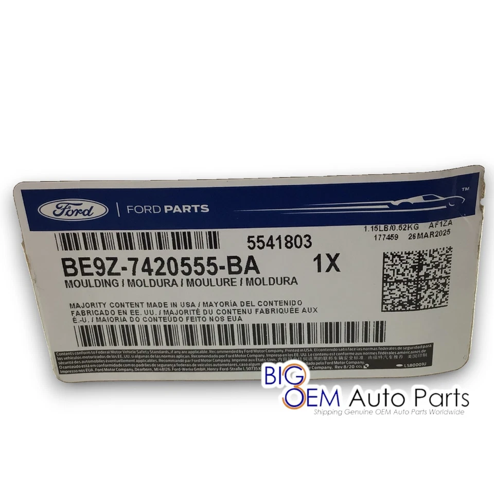 2011-2019 Lincoln MKT Front Driver Door B Pillar Molding Keypad new OEM 7420555 - Image 4 of 4