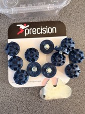 Precision soft cricket spike replacements & tool set of 12 in open pack