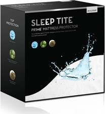 SLEEP TITE Waterproof Mattress Protector - 15-Year Warranty - Split Cal King