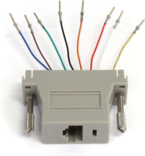 StarTech GC258MF DB25 to RJ45 Modular Adapter - M/F, Grey, 5.91 cm*3.23 cm*0.79 - Photo 4/7