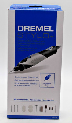 Dremel Stylo+ Versatile Corded Craft Rotary Tool Kit  15 Accessories 2050-15