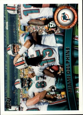 2011 Topps #226 Miami Dolphins Team/Davone Bess/Chad Pennington/Brandon Marshall