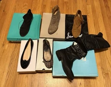 Lot of 6 Pairs of Women’s Flats/Boots – Mixed Brands & Styles – Size 7.5-8