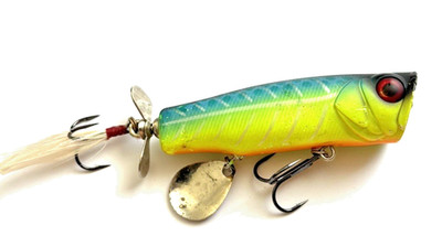 Illex / Jackall Binksy Wobbler, Popper, Propbait, Topwater, 7 cm, Floating