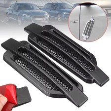 Car Side Vent Sticker Chrome Silver Black Fender Trim Decorative Air Flow