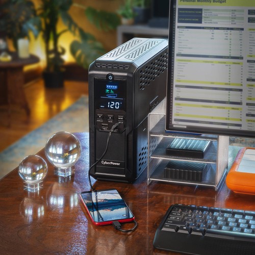 CyberPower CP1500AVRLCD3-R 1500VA/900W Mini Tower USV - Zertifiziert Refurbished - Bild 6 von 6