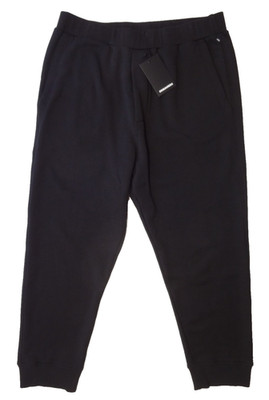NWT Dsquared2 Men XXL Relax Dean Jogger Pull-On Black Lounge Gym Sweatpant Jog