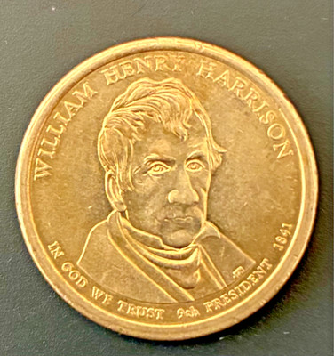 William H. Harrison 2009 Dollar Coin (1841) 9th President Rare Collectibles