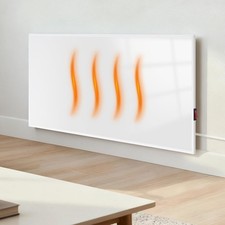 Electric Wall Panel Heaters Mounted or Freestanding Thermostat and Timer IP55