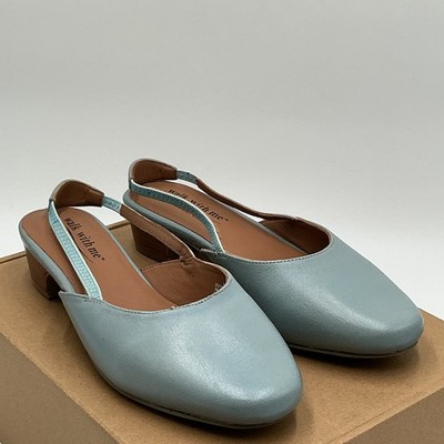 Coldwater Creek Walk With Me Women s Josie 2 Slingbacks Size 8 Blue Eby3908