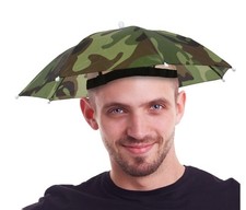 Umbrella hat military green