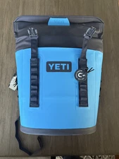 New YETI Hopper M12 Soft Backpack Cooler Big Wave Blue Model HOPPBPM12