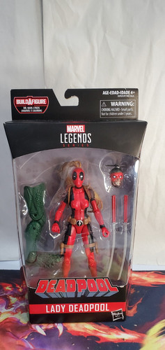 Marvel Legends Series Lady Deadpool BAF Dr. Karl Lykos - Foto 1 di 6