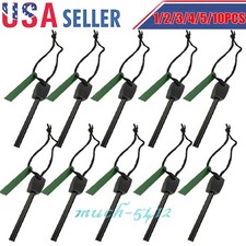 Fire Starter Flint Steel Striker Survival Kit Ferro Rod Camping Outdoor Tool