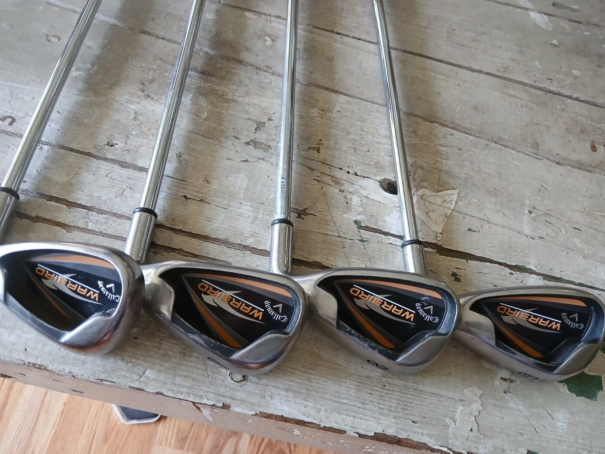 Callaway WARBIRD 4-Piece Set Men's Golf Right 7-9 Irons/ P - FLEX