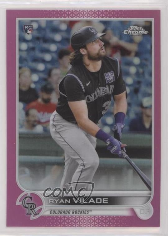 2022 Topps Chrome Pink Refractor Ryan Vilade #85 v1x