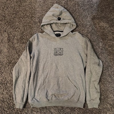 Grey 10 Deep Victory Sports Size Medium  Hoodie Sweatshirt